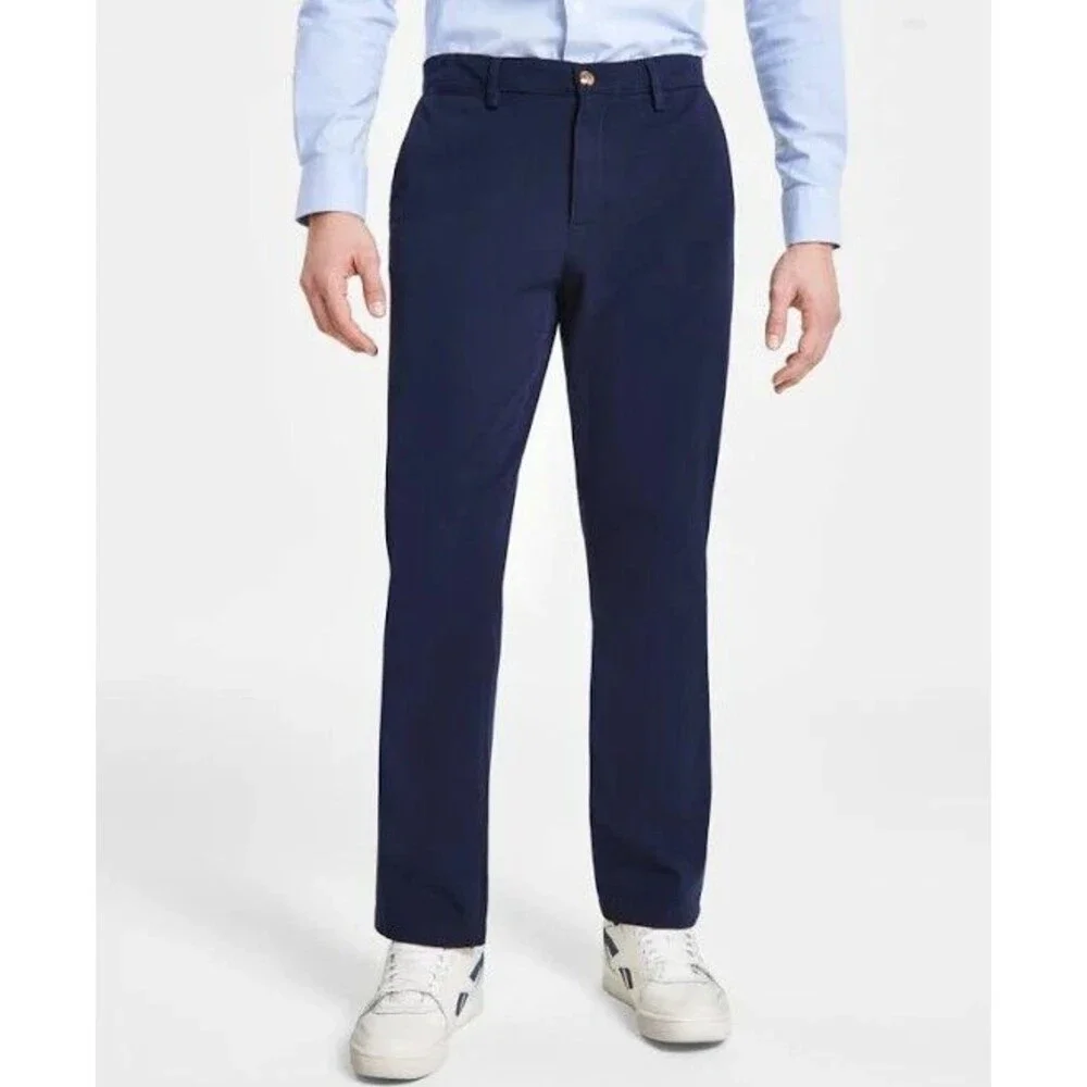 Covington Men's Flat Front Suit Pants, Size 30x30, Black